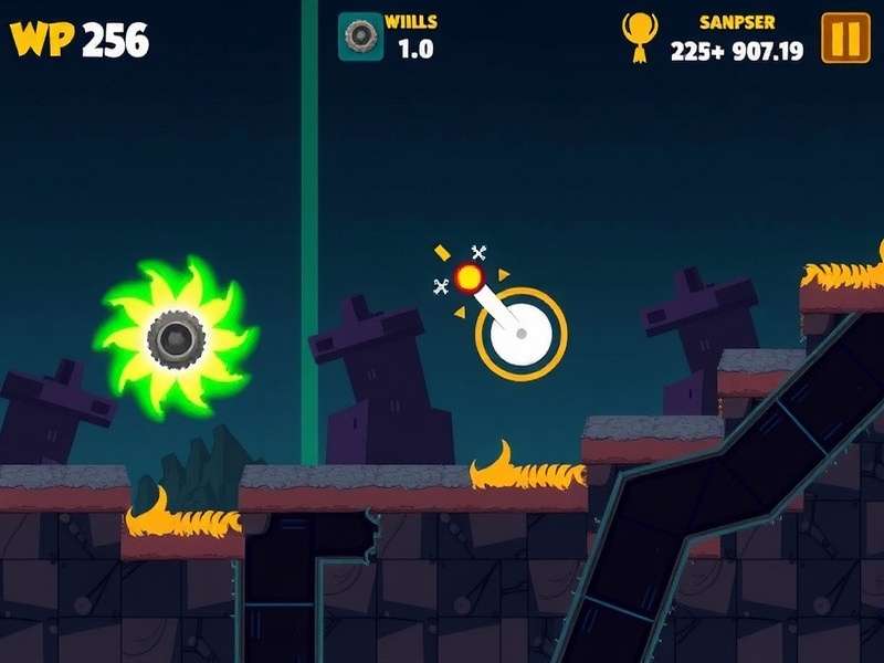 Intense spinning action in Whirl Master Whirl Master gameplay screenshot